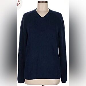 Banana Republic Dark Blue Women's Sweater 100% Merino Italian Wool